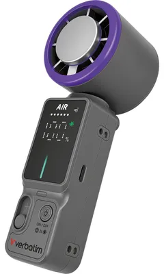 Produktbild von Verbatim 32349 Handzerstäuber/Ventilator Violett, Grau Handventilator