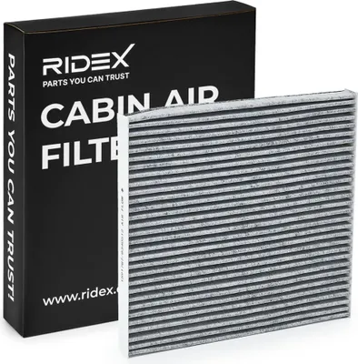 Produktbild von RIDEX 424I0375 Aktivkohle Innenraumfilter Pollenfilter für FIAT Ducato Kastenwagen (250, 290) Ducato Pritsche / Fahrgestell (250, 290) Ducato Bus