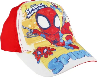 Produktbild von Marvel Spidey Kinder Basecap Baseball Kappe Mütze – Rot / 54