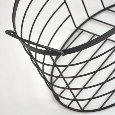 Immagine prodotto di Cestino in metallo, nero, 35 x 23,5 x 23 cm, ZELLER
