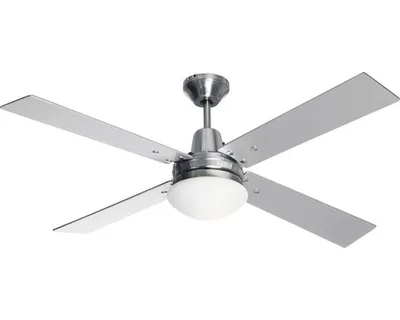 Produktbild von Deckenventilator Airfusion Quest II Chrom 122 cm mit Beleuchtung und Fernbedienung