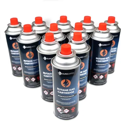 Produktbild von Gaskartusche 12 Stück, Butangas, 227 g, für Camping