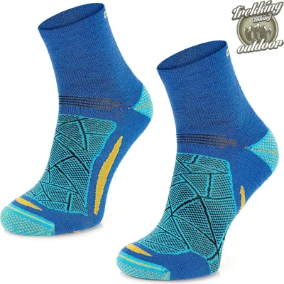 Produktbild von SKIETY Comodo Wandersocken Merino Socken Damen Wandersocken Herren Sommer, 43-46