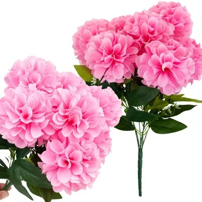 Immagine prodotto di Mazzo di Dalia Artificiale Dalia In Mazzo Fiori Rosa Bello Come Dal Vivo