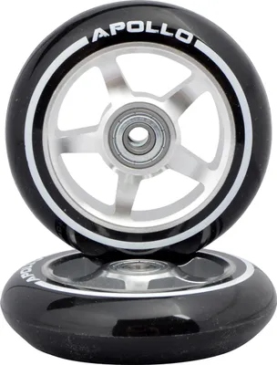 Produktbild von Scooter Wheel Set - SILVER ALU Core - 100mm - silber