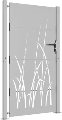Immagine prodotto di vidaXL vidaXL - Cancello - 105x205 - cm - Design in erba - Acciaio corten