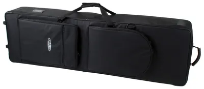 Produktbild von Classic Cantabile Keyboardtasche mit Rollen 129cm schwarz (robuster Gigbag, Innenmaße, 129 x 36 x 16 cm, doppelt gesponnenes und verwebtes Nylongewebe, verklettbarer Tragegriff, 2 große Außentaschen)