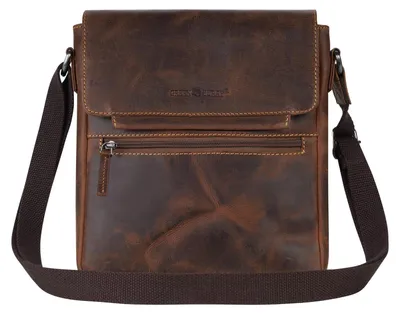 Zdjęcie produktu dla GREENBURRY Torba na ramię Vintage Crossbody Bag Brown brązowa