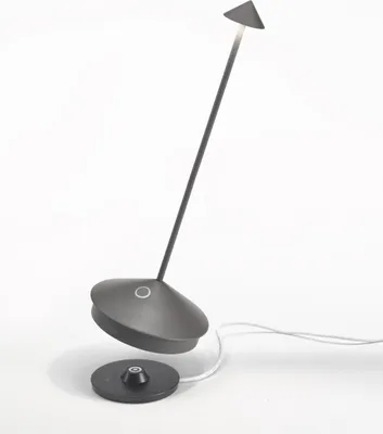 Obrázek produktu pro Nabíjecí stolní lampa Zafferano Pina Pro tmavě šedá 290 mm