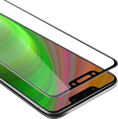 Produktbild von Cadorabo Panzerfolie für Huawei MATE 20 LITE Schutzfolie in Schwarz Vollbild Folie Tempered Display Schutzglas