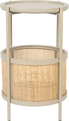 Produktbild von Housecraft Living Makato Beistelltisch Rund 30x30 cm Sand