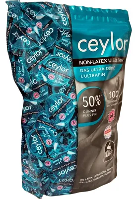 Imagen del producto de Preservativos ultrafinos, no de látex, 100 unidades