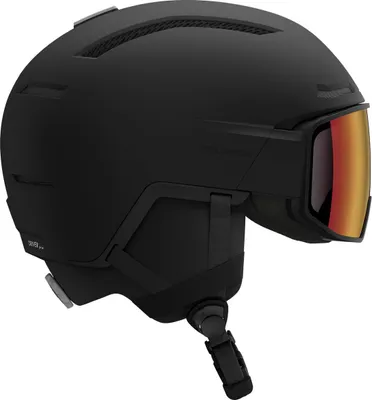 Produktbild von SALOMON DRIVER Pro Sigma Photo Mips Skihelm mit integriertem Visier schwarz 53-56 cm