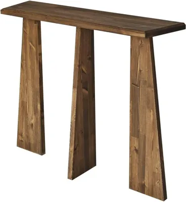 Produktbild von Konsolentisch Dflamign, Ausziehbarer Mehrzwecktisch, Eingangskonsole, Regal mit Erweiterungen, 100x28h83 cm, Nussbaum
