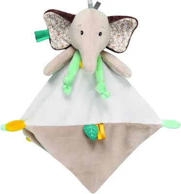 Imagen del producto de Elefante de peluche gris, 30 cm, juguete suave para bebés
