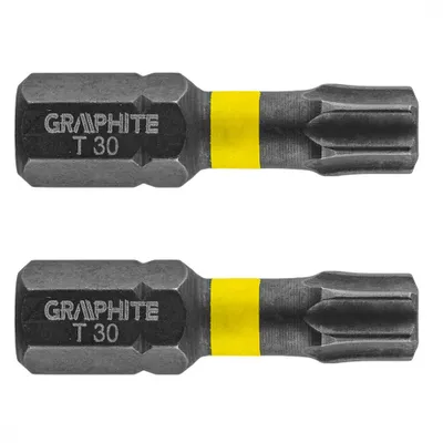 Obrázek produktu pro GRAPHITE Rázové bity TX30 x 25 mm, 2 ks.
