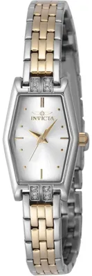 Produktbild von Invicta Angel 48132 Damenarmbanduhr - Quartz Bewegung - Edelstahl mit Silbernem Zifferblatt - 20 mm