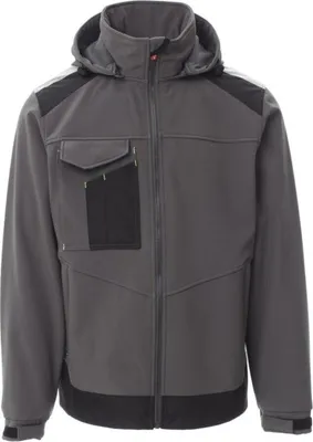 Produktbild von Payper  PERFORMER 2.0 Softshelljacke rauchgrau/schwarz, Gr. XL, 001473
