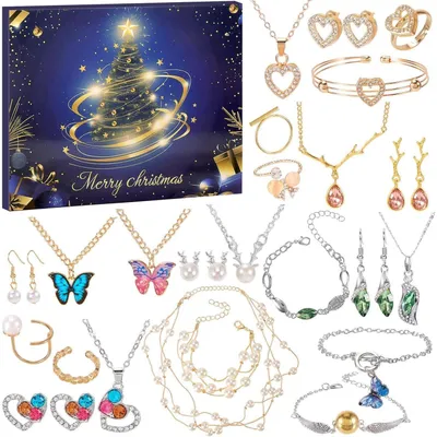 Produktbild von Adventskalender Schmuck 2025 für Frauen mit 24 Überraschungen