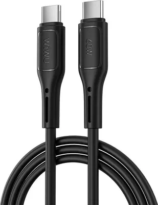 Zdjęcie produktu dla WiWU - Kabel do transmisji danych z serii Starlink Wi-C043E USB C do USB C 30W - czarny
