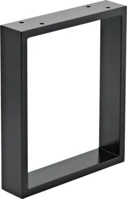 Produktbild von Tarrox Bankgestell Aluminium 350 x 422 x 80 mm schwarz 2 Stück