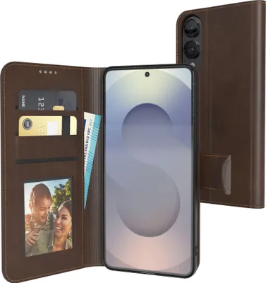Produktbild von EAZY CASE Business Hülle für Samsung Galaxy S25 Edge klappbar, Premium Kunstleder Handyhülle mit Kartenfach