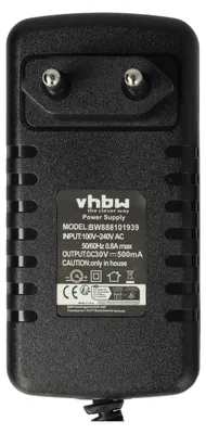 Produktbild von vhbw Ladegerät kompatibel mit Bosch Athlet BCH65RT25K/02, BCH6l2561/01, BCH6L2560 Handstaubsauger, Akkustaubsauger