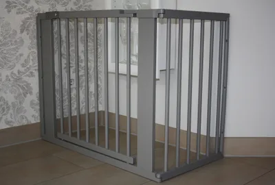 Produktbild von Schutzgitter Absperrgitter Türgitter Treppenschutzgitter 139 cm grau