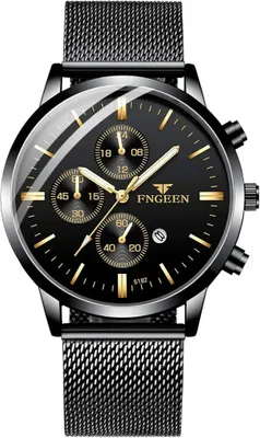 Produktbild von Armbanduhren, Herren-Armbanduhr, Quarz, wasserdicht, multifunktional, ultradünnes Zifferblatt, Business-Uhr, mit Chronograph und digitalem Kalender