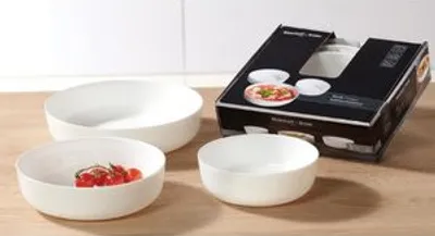 Obrázek produktu pro Sada 3 skleněných misek Ritzenhoff & Breker "FRESH", bílá