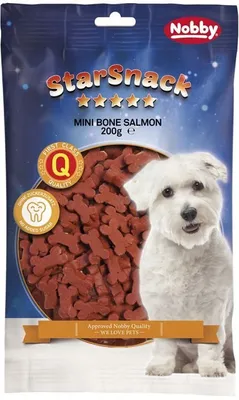 Obrázok produktu pre Nobby STARSNACK "Mini Bones Salmon" vrecko, 200 g