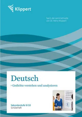 Produktbild von Deutsch, Gedichte verstehen und analysieren, Schülerheft