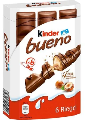 Produktbild von Ferrero Kinder Bueno 6er (1x129g Packung)