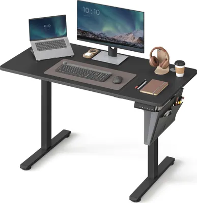 Produktbild von SONGMICS Höhenverstellbarer Schreibtisch elektrisch 120cm 4 Höhen schwarz