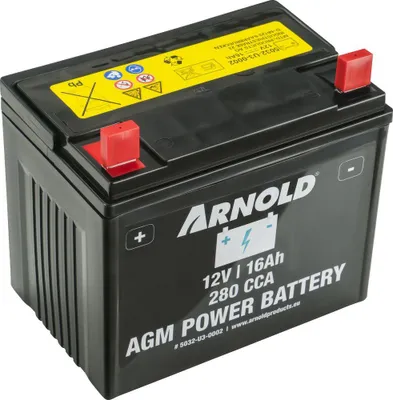 Image de Batterie AGM 12V 16Ah pour tracteur tondeuse