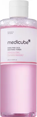 Obrázok produktu pre Medicube PDRN Pink Cica Soothing Toner 250 ml - upokojujúci pleťový toner