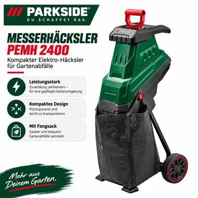 Produktbild von PARKSIDE Messerhäcksler PEMH 2400 Äste bis Ø 40 mm
