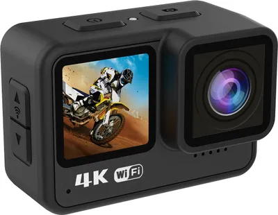 Produktbild von 4K 60FPS Action-Kamera 24MP WiFi-Sportkamera 170¡ã Weitwinkelobjektiv Dual-Screen Touch-Steuerung Anti-Shake 21M/69ft Gehaeuse Wasserdicht mit Montagezubehoer-Kit fuer Tauchen Surfen Skifahren Radfahren