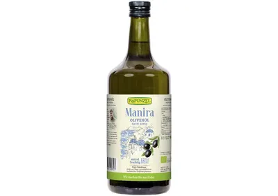 Produktbild von Rapunzel Bio Olivenöl Manira, nativ extra, aus Griechenland 1 l