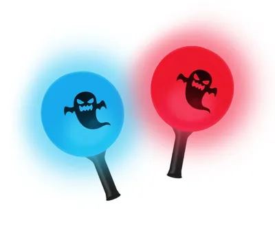 Produktbild von Maracaloon Gruseliger Partyballon Weiße LED