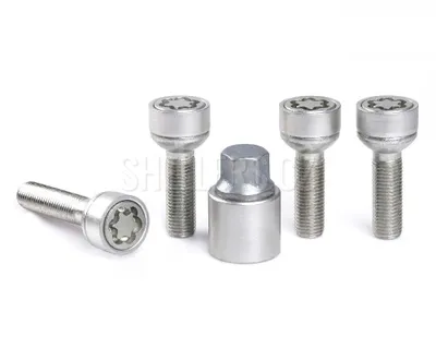 Obrázok produktu pre Bezpečnostné poistné skrutky M12x1,5x31 guľa R13, kľúč 17, SICUSTAR VN231R13