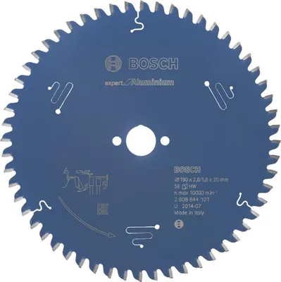 Produktbild von EXPERT Aluminium Kreissägeblatt, 190x2,6/1,6x20 mm, Z56