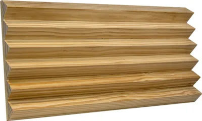 Produktbild von Akustik Diffusor Paneel Dreiecke ab 750Hz 60 x 30 x 6cm