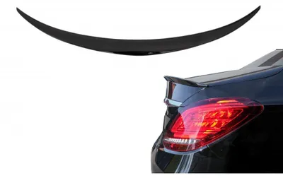 Zdjęcie produktu dla Spoiler tylny do samochodu Mercedes C-Klasse W205, lata produkcji 2014-2020, kolor: czarny błyszczący.