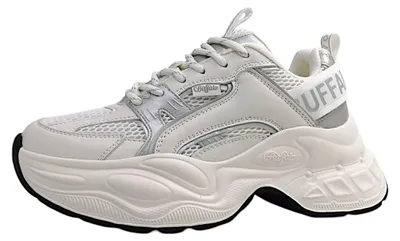 Produktbild von Buffalo Para Damenschuhe Schnürschuhe Sportive Sneaker low Weiß Freizeit