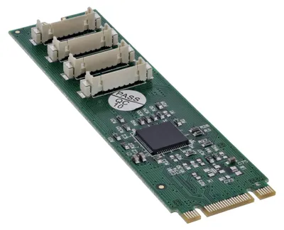 Produktbild von InLine 76660W, M.2, Seriell, Männlich, PCIe 3.0, 9-polig, Taiwan