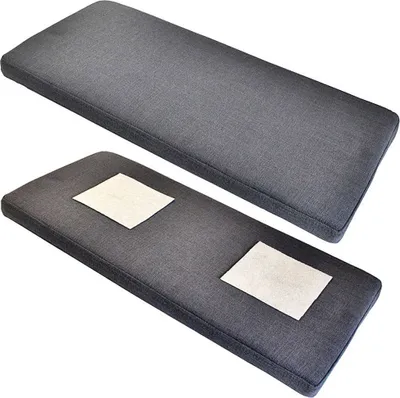 Produktbild von Sitzkissen Schuhbank in anthrazit 96/6/35 cm