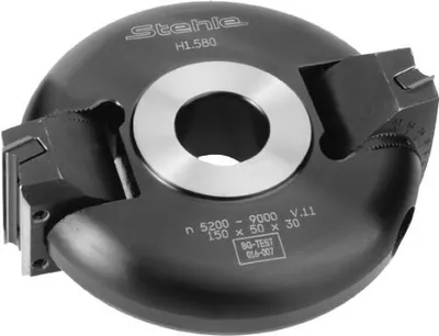 Produktbild von 1580 Schwenk-Messerkoepfe 167x50x30mm Z=2 N [N]