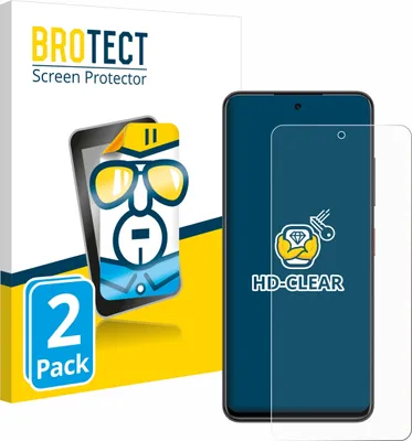 Produktbild von 2x Für Nubia Focus 5G Schutzfolie BROTECT Displayschutz Display Schutz Folie Klar Transparent