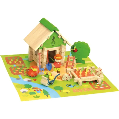 Produktbild von Jeujura 50 Stück Holz Bausatz Gartenarbeit